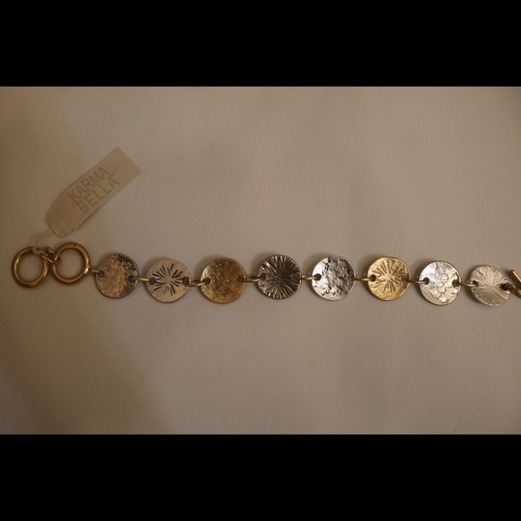 New with tags Karma Bella gold & silver bracelet - Picture 5 of 6